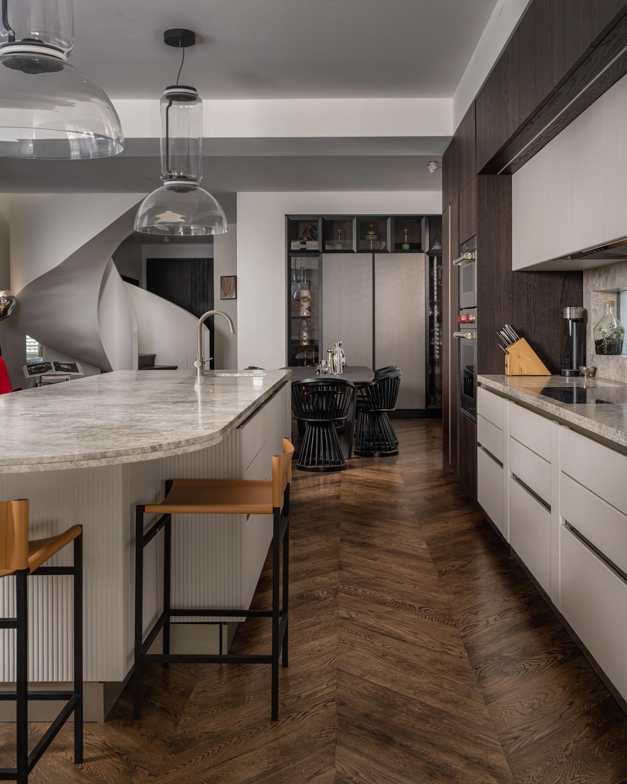 Balwyn North Residence — kitchen and dining