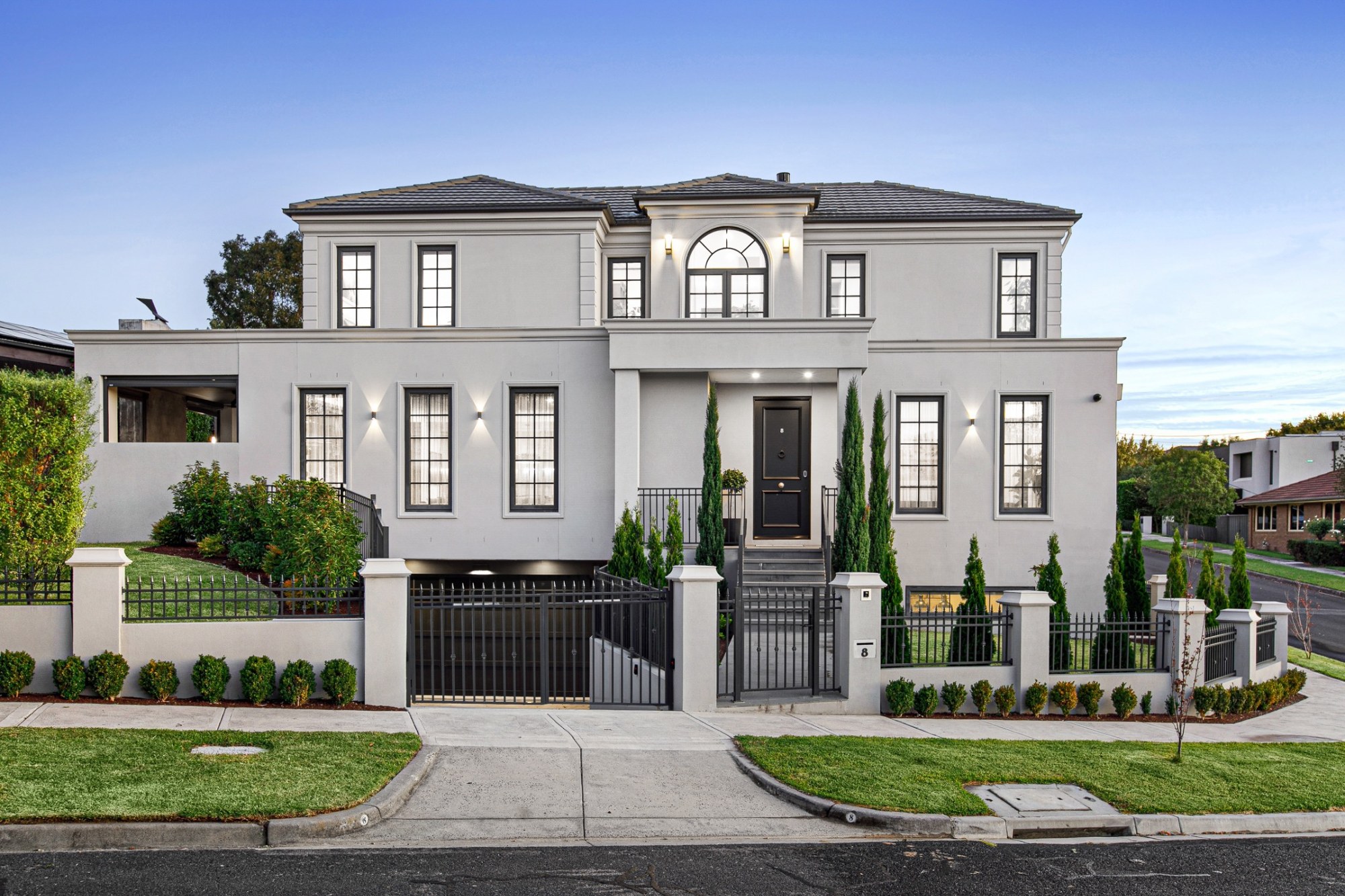Completed Bulleen Residence facade